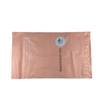 China Logistics Packaging Custom Design LDPE Pink Co-Ex Poly Mailers Eco-Friendly Shipping Envelopes Mailing Bag for sale