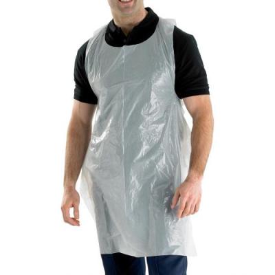 China Beverage / Food LDPE Coloring Disposable Plastic Care Apron for sale