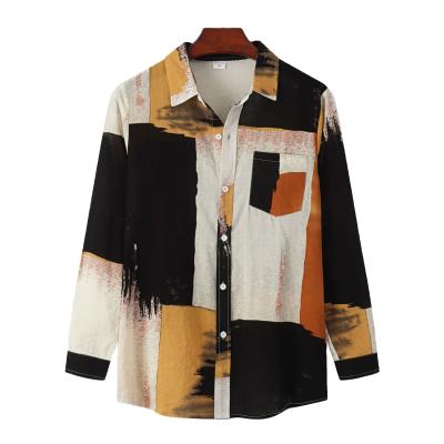 China Best Quality Breathable Hawaiian Shirt Cotton Shirt Polyester Sublimation Shirt for sale