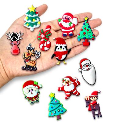 China Light Top Selling Christmas Shoe Charms In 2021 Custom Designer PVC Shoe Charms For Christmas Shoe Charms for sale