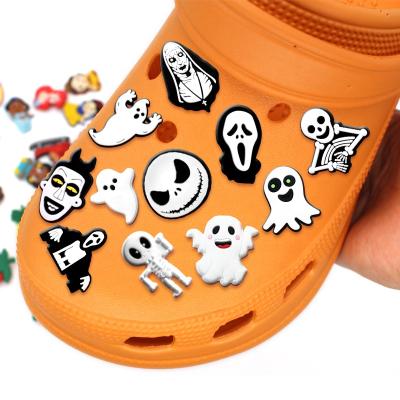 China Wholesale Cartoon Halloween Shoe Light Charms Shoe Charms For CHILD'S Gift Halloween Shoe Charms for sale