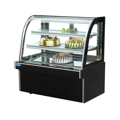 China Cooler Freezer Single/Double-temperature Display Cake Ice Cream Freezer Cake Display Cabinet Cake Fridge Freezer for sale