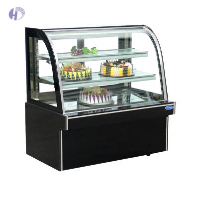 China Hot Sale Single / Double-temperature Commercial Glass Ice Cream Freezer Display Gelato Showcase For Sale for sale