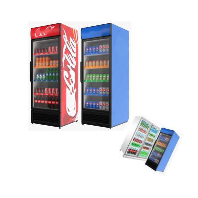 Cina 1000l Vertical Single/Double-temperature Beverage Upright Freezer Pepsi Cooler Beer Fridge Beverage Beverage Cooler Drinks in vendita