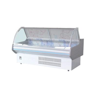 China Showcase Open Faced Open Front Supermarket Chiller Single/Double-temperature Open Deck Sale Hot Fridge Display Fridge for sale