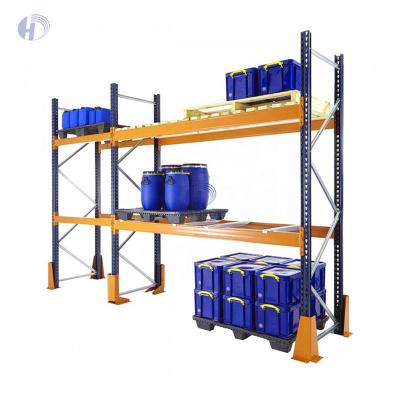 China Corrosion Protection Storage Racks Heavy Duty IndustrialAssemble Logistics Food Cold Room Pallet Rack Warehouse Display Rack System Te koop