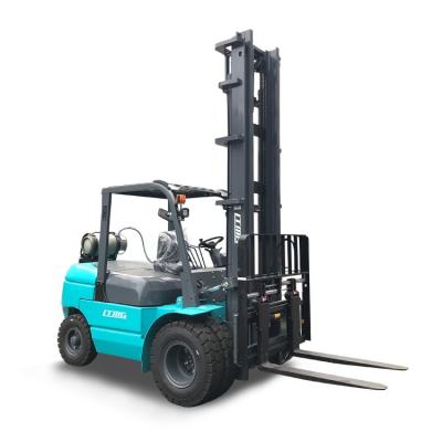 China Building Material Shops 2023 Japanese engine K25 K21 LPG propane forklift 3.5ton 4ton 5ton gasoline lpg forklift with EPA certificates for sale