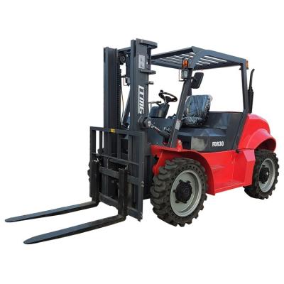 China Construction worksÂ  LTMG Four Wheel Drive montacargas 3 Ton 3.5 ton Rough Terrain Forklift 2WD 4WD ATV Diesel All Terrain Forklift Price for sale