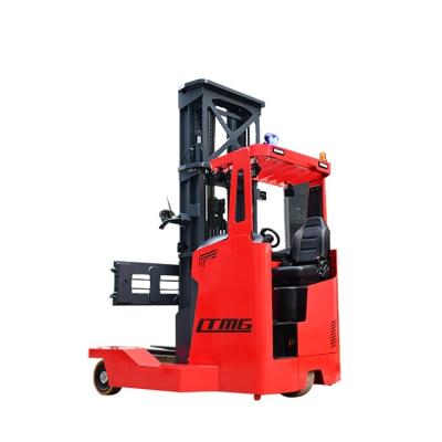 China Building Material Shops LTMG full way reach stacker  2t 2.5t 3t 3.5t 4t electric multi-directional forklift with fork positioner for sale