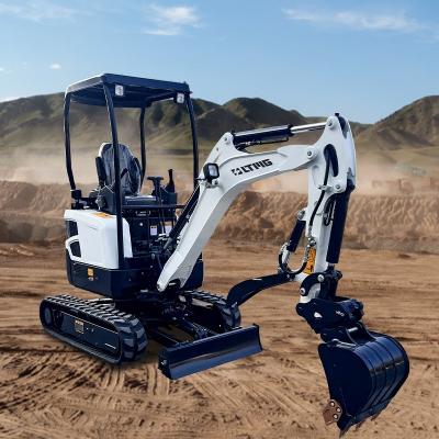 China Garment Shops LTMG Crawler Digger Retro Kubota Excavator Machine  0.8t 1t 1.5t 3t 2t 1 Ton 2.5t Mini Excavator With Zero Tail for sale