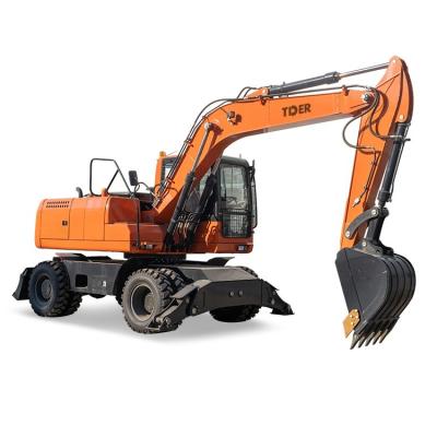 China Building Material Shops TDER hydraulic wheel excavator machine with wheels TWE150 bucket wheel excavator 15 ton for sale for sale