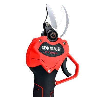 China Mini Garden Shears Handle 21V 25mm Blade Garden Shears Anti-skid Sharp Electric Pruning Scissors Handheld Shears for sale