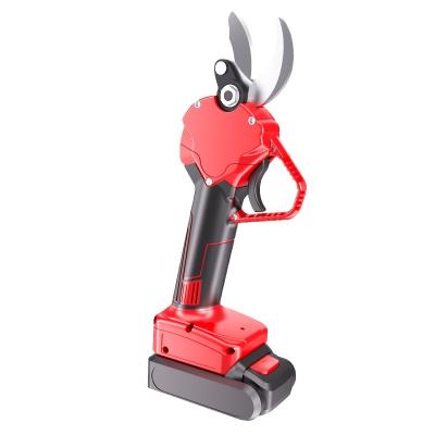 China Wholesale Anti Slip 21v 2000ma 30mm Rechargeable Handle Red Sk5 Pruner With Display Anti Slip Scissor Grip for sale