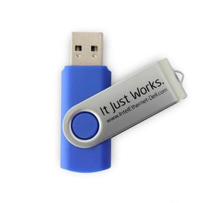 China 2021 Metal 4GB Promotional Gifts Swivel USB 2.0 Flash Drives With Customized Logo for sale