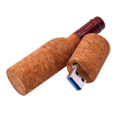 China Creative USB 2.0 Wooden Lid Bottle Red Wine Pen Memory Stick Flash Drive 4GB 8GB 16GB 32G for sale