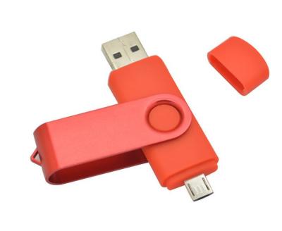 China Animal thumbdrive with 2 heads, dual port otg usb flash pen drive for sale