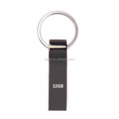 China Rectangle give away with company logo, 1GB 2GB thumdrive with key chian wholesale for sale