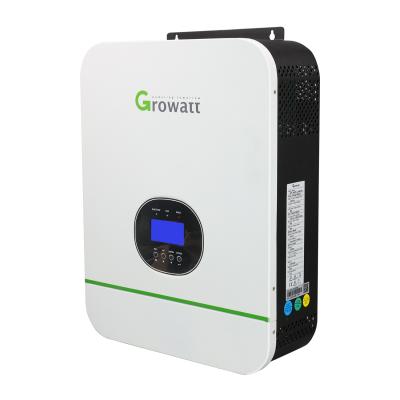 China Growatt Inverter 3kw Spf3000tl Lvm-24 Spf3000tl Lvm-48 On Grid Inverter 115*300*400mm for sale