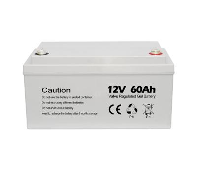 China High quality 12v GEL 12V 60Ah solar battery 12v solar battery price of storage solar energy systems for sale