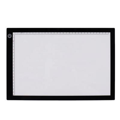 China School A4 USB Connected Acrylic Board Led Light Pad Led Drawing Writing Tracing Board for sale