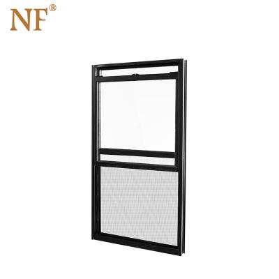 China Folding Screen Double Hung Vertical Aluminum Window for sale