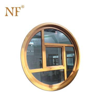 China Folding aluminum round screen windows that open for sale