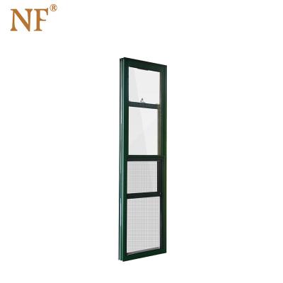 China Folding Screen Double Hung Aluminum Window With Timber Reveal for sale