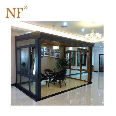 China Latest design modern conservatory glass room for sale