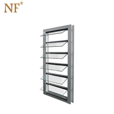 China Vertical Folding Screen Jalousie Windows Awning for sale