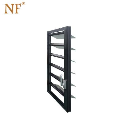 China Folding Aluminum Louvered Screen Ventilation Windows for sale