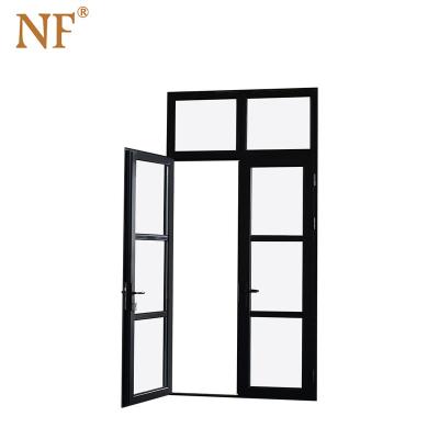 China Modern Commercial Aluminum Glass Cheap French Doors for sale