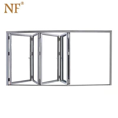 China Modern Aluminum Folding Glass Wall for sale