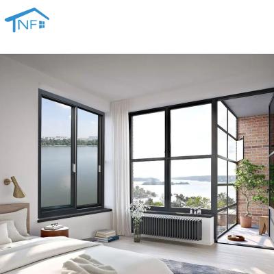 China Cheap Screen Price Aluminum Profile Simple Design Folding Aluminum Sliding Windows for sale