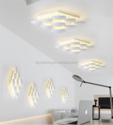 China New Design Bedroom Residential Modern White Glass Egg Shape Warm White Led Ceiling Light for sale