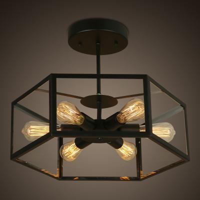 China 6lights Residential Large Decoration Indoor Clear Glass Series Pendant Light For Home for sale