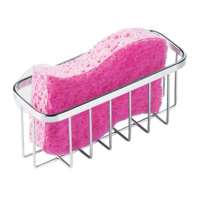 China Tools Stainless Steel Sink Suction Rack for Sponges, Scrubbers, Soap, Kitchen, Bathroom for sale