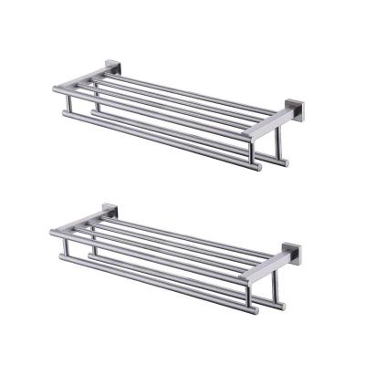 China hot sale bathroom rack stainless steel bath towel rack customized size for sale