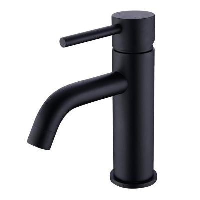 China Contemporary 304 Stainless Steel Black Faucet for sale