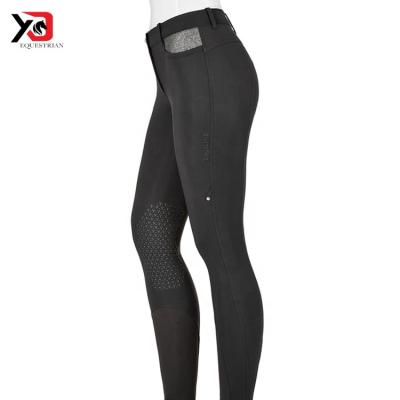 China OEM Durable Design Wholesale Knee Patch Breeches Woman Equestrian Equitacion Apparel for sale