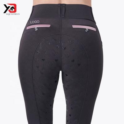 China ODM Fashion Ladies Riding Breeches Durable Full Seat Riding Pants Equestrian Apparel for sale