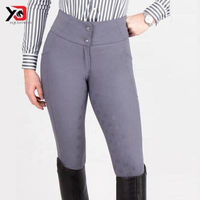 China Durable XD ODM Fashion Lady Longine Equestrian Clothing Equestrian Performance Breeches Ladies Silicone Breeches for sale