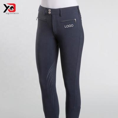 China Durable Buttfuck Equestrian Riding Clothes Knee Grip Riding Pant Women Breeches for sale