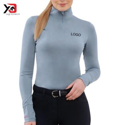 China XD Equestrian Apparel Womens Durable Equestrian Shirt Base Layer Equestrian Clothing for sale