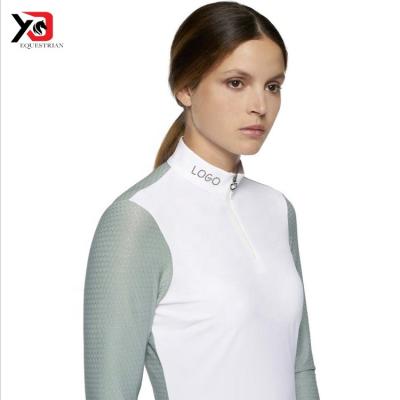 China Trade Goods 2022 XD Women's Alibaba Equestrian Equestrian Base Layer Insurance Top Competition Shirts for sale