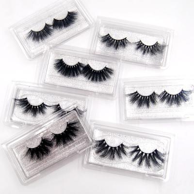 China NEW Seller strip good quality lashes3d lashes3d full color 25mm mink lashes wholesale 5d mink lashes good quality selling lashes for sale