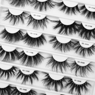 China Wholesale Free Sample Good Quality Luxury Beauty Mink Lashes Bulk Seller 25mm Mink Eyelashes 3d Mink Silk Eyelash Long for sale