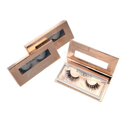 China Natural Look Clean Handmade 100 Mink Lashes Wholesale Logo Strip Lashes Private Label Faux Mink 3d Lashes for sale