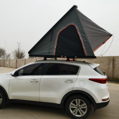 China Extended Type To 2021 New Style Aluminum Shell Rooftop Tent For Camping for sale