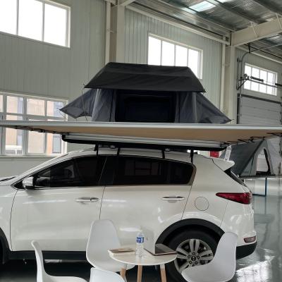 China Extended Type High Quality Car Roof Side Tent 4x4 4wd Portable Folding Awning For Almost Vehicles for sale