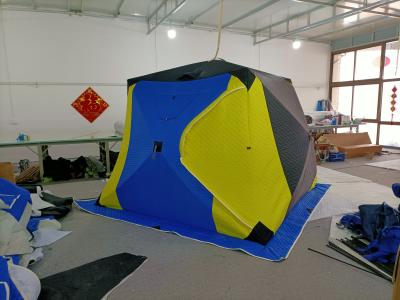 China Outdoor Fishing Easy To Build Trapezoidal Ice Fishing Tent for sale